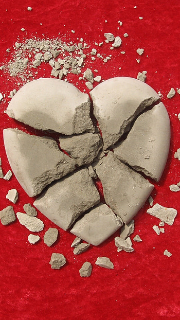 Broken Heart, Aesthetic HD phone wallpaper