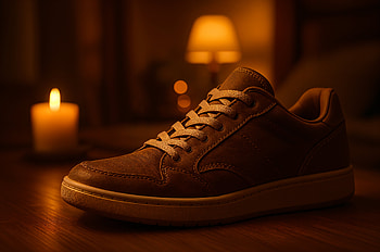 Candlelit Sneaker —, Shoe, Sneakers HD wallpaper