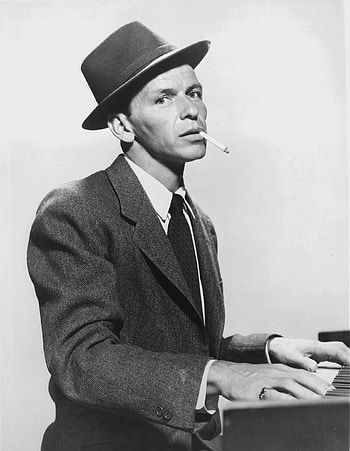 Frank Sinatra, Celebrity vault, Archival print, Piano and cigarette HD phone wallpaper