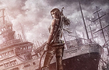 Tomb Raider, archer, Lara Croft, video game, fan art HD wallpaper