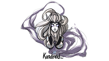 Kindred by ZackArgunov Fan Art Artwork League of Legends lol HD wallpaper