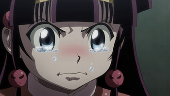 Alluka zoldyck Alluka cry and background HD wallpaper