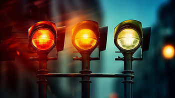Vivid Traffic Lights, traffic light, man made, street light HD wallpaper