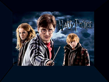 DeathlyHallows , harry, her, mione, ron HD wallpaper
