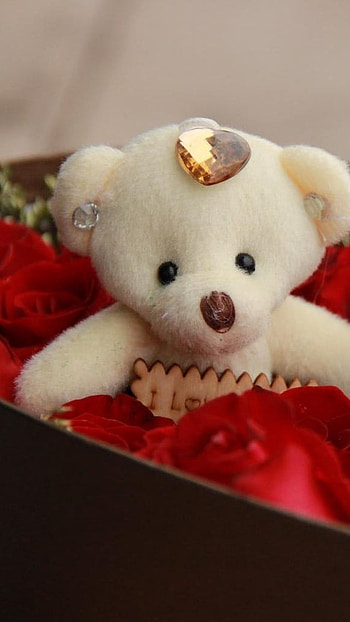Teddy Bear Love, Cute, Mini, Teddies HD phone wallpaper