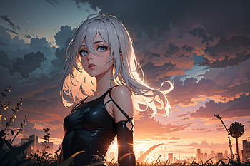 A2 Nier , nier-automata, games, artist, artwork, digital-art, deviantart, video-games HD wallpaper