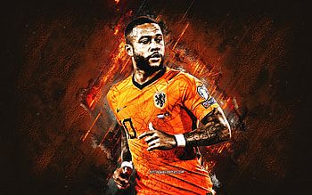Memphis Depay, holland, orange, netherlands HD wallpaper