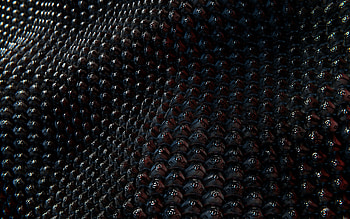 3D balls pattern, , 3D textures, 3D wavy background, 3D waves, backgroun with spheres, black backgrounds, 3D spheres pattern HD wallpaper