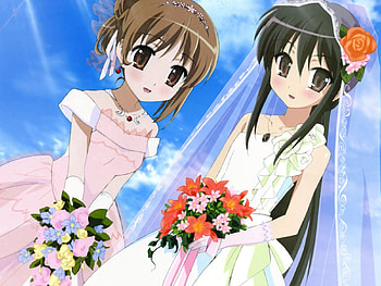 Wedding Dress, shakugan no shana, kazumi, anime, shana HD wallpaper