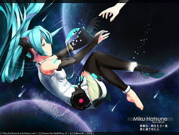I'm Fading....., blue, miku, anime, hatsune HD wallpaper