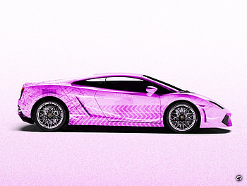 LAMBORGHI GALLARDO, sher, sher ali, 09, gallardo, orange, pink, 2009, new, lamborghini HD wallpaper