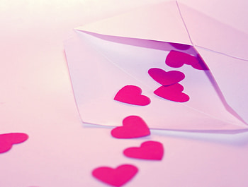Hearts, Love, Paper, Envelope HD wallpaper