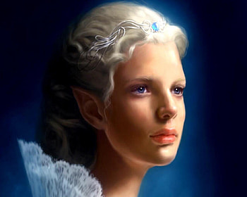 Beautiful Elf, crown, fantasy, beautiful, elf, female HD wallpaper