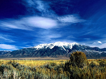 Nature, Sky, Mountains, Vertex, Top, Idaho HD wallpaper