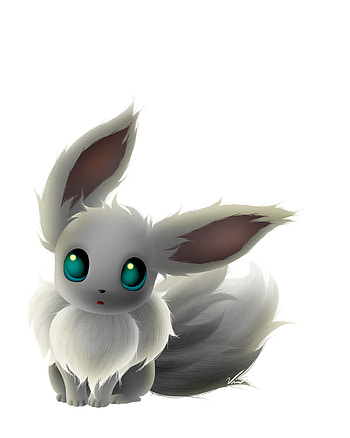 Shiny-Eevee-by-SymbianL-deviantart-com-on-DeviantArt- HD phone wallpaper