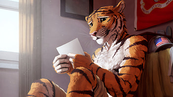 Letter From Wife , artist, artwork, digital-art, lion, alone, love, deviantart HD wallpaper