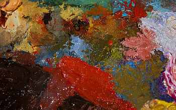 Colorful, surface, stains HD wallpaper