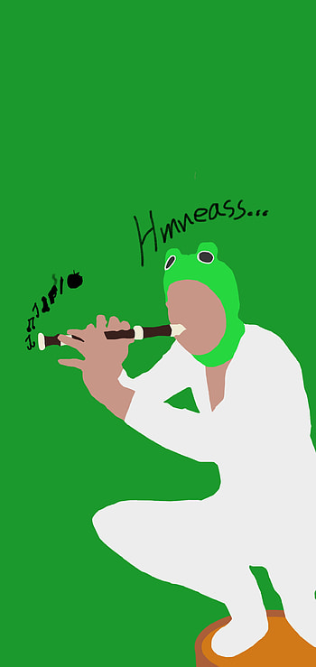 Salamander Man Playing His F*cking Flute, man HD phone wallpaper