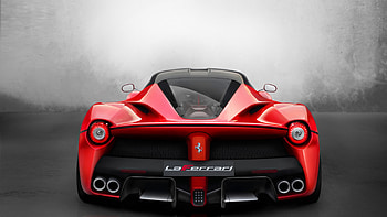 Back View, LaFerrari HD wallpaper