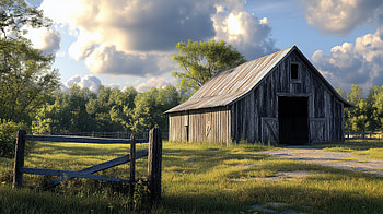 Rustic Barn: A Serene Experience, rustic barn, barn, rural, landscape, countryside HD wallpaper