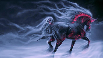 Horse, Fantasy HD wallpaper
