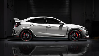 Honda Civic Type R, Vehicles, Car, Honda, Reflection, White Car HD wallpaper