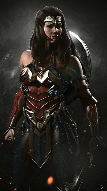 Wonder Woman, Injustice 2 HD phone wallpaper