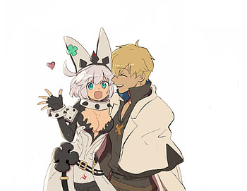 Elphelt x Ky, Anime girls, Romance, Guilty gear, Cute, Anime couple, Anime games, Ky Kiske, Elphelt Valentine, Video game couple, Fighting games, Couple HD wallpaper
