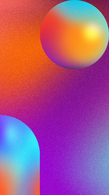 Paint, orange, magenta, art, shades, android, circle, , colors HD phone wallpaper