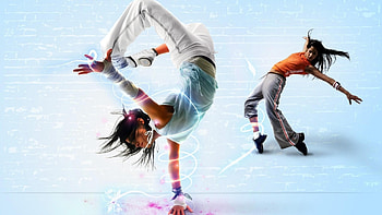 Hip-hop Dance, Abstract art, Creative expression, Vibrant colors HD wallpaper