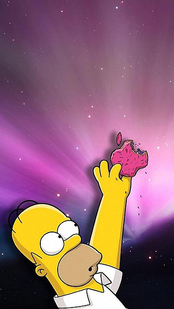 cute simpsons cartoon HD phone wallpaper