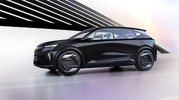 Black Renault Scenic Vision 2022 3 Cars HD wallpaper