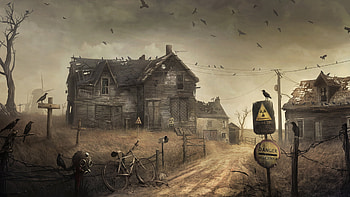 Post Apocalyptic Full HD wallpaper