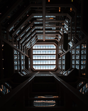 Architecture, Building, Dark, Miscellanea, Miscellaneous, Perspective, Prospect, Ceiling HD phone wallpaper