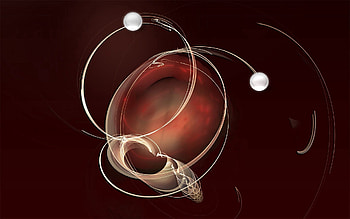Abstract, Background, Circles, Shine, Light, Lines, Wavy HD wallpaper
