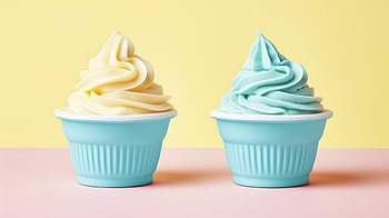 Frozen Yogurt Delight - Sweet Dessert Background, food, dessert, frozen yogurt, Pastel Color, food graphy HD wallpaper