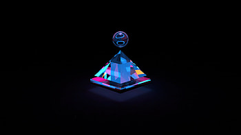 Pyramid Cgi Sphere, pyramid, cgi, sphere, abstract, artwork, art, digital-art, artist HD wallpaper