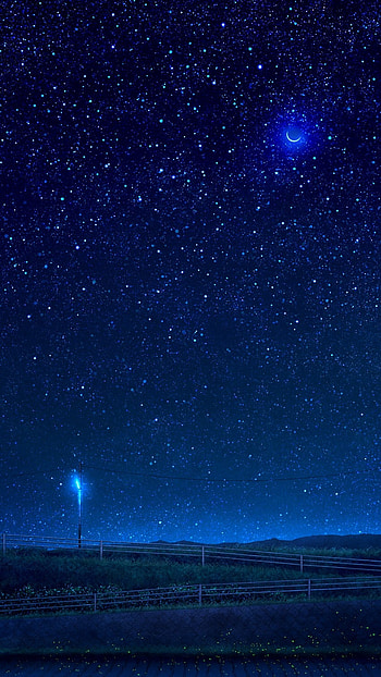 Night Sky, Dark Blue Sky HD phone wallpaper