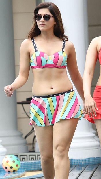 Mehreen Pirzada, f2 telugu actress, navel show HD phone wallpaper