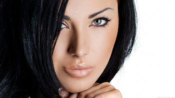 Beautiul woman, lady, woman, female, brunette HD wallpaper