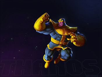 Art Thanos , thanos, superheroes, digital-art, artwork, artstation, supervillain HD wallpaper