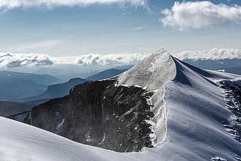 Peak, mountains, Microsoft Surface, stock HD wallpaper