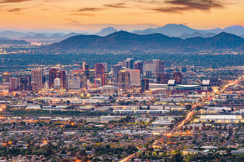 Phoenix Skyline, Executive recruiters, Job opportunities, Professional connections HD wallpaper