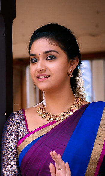 Keerthy Suresh, face HD phone wallpaper