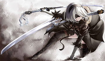 Nier Automata , nier-automata, 2017-games, games, artwork, artist, digital-art HD wallpaper