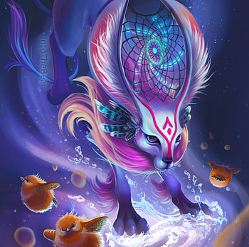 Dreamcatcher bunny, blue, hare, dreamcatcher, bird, bunny, fantasy, into the bear, luminos, rabbit, intothebear HD wallpaper