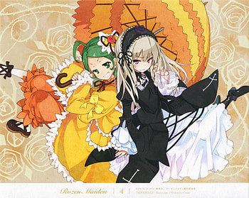 Kanaria (Rozen Maiden), Anime, Rozen Maiden, Suigintou (Rozen Maiden) HD wallpaper
