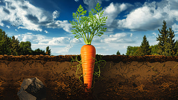 Vibrant Carrot Ultra, carrot, Agriculture, gardening, soil HD wallpaper