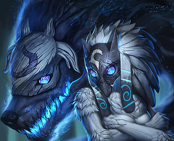 Kindred League of Legends HD wallpaper