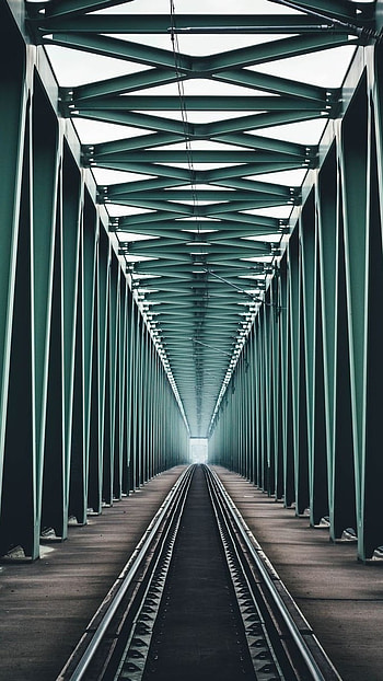 Astic, Railroad Bridge HD phone wallpaper